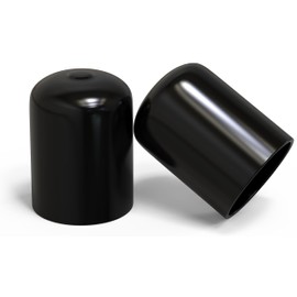 NutCapz…PVC Vinyl Color Lug Nut Covers…25 Pack (Black) U.V. Stable Caps & Cap Removal Tool…Fits 19mm – ¾” Hex.