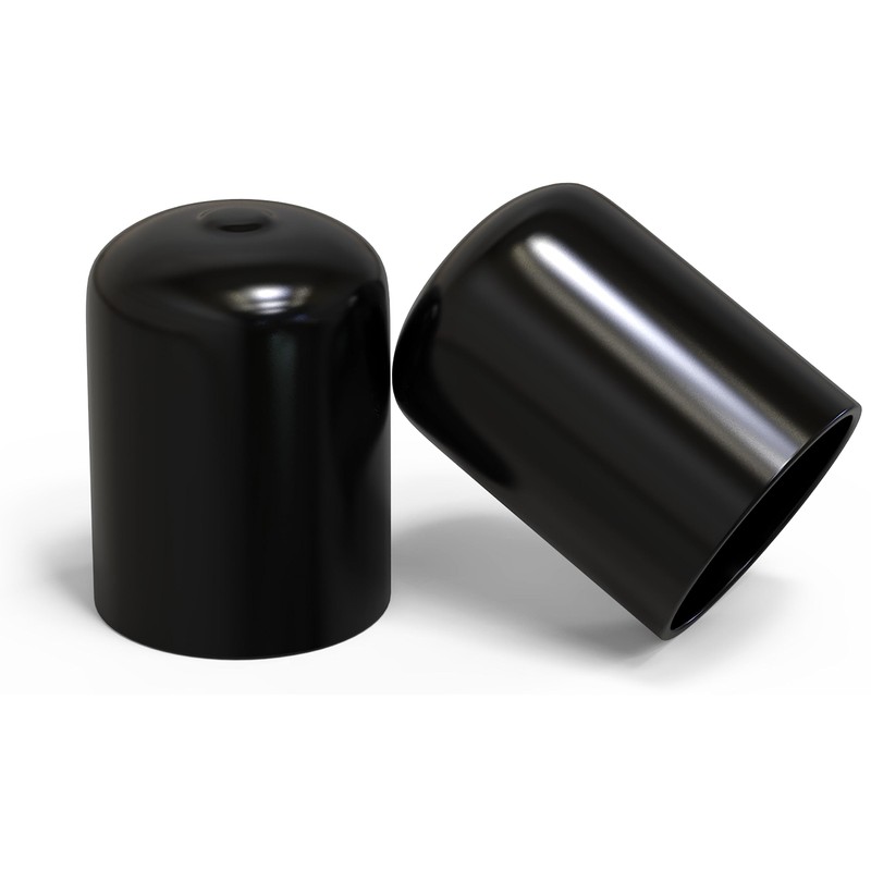 NutCapz…PVC Vinyl Color Lug Nut Covers…25 Pack (Black) U.V. Stable