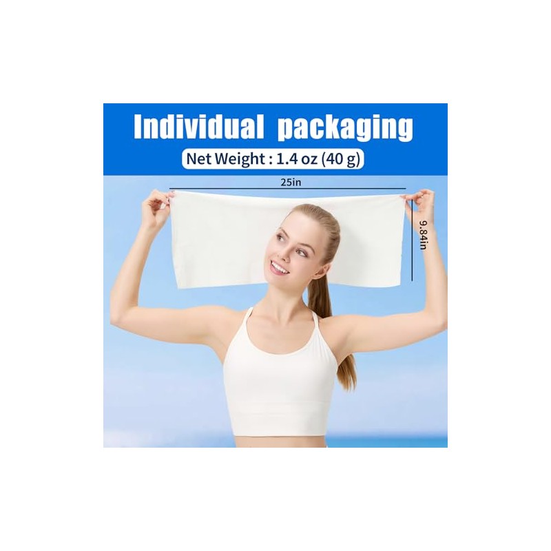 30 Pack Extra-Thick Cooling Wipes for Instant Refreshment
