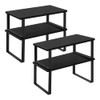 WOLTU Spice Rack, Set of 4, Stackable Kitchen Shelf, Worktop,