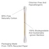 Bamboo Cotton Swabs - 500 Count - FSC Certified and