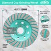 Diamond Grinding Wheel 115mm Turbo Segments Grinding Disc for Concrete