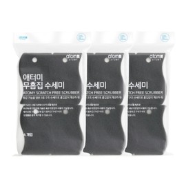 Atomy scratch-free scrubber 4pcs x 3pcs / 애터미 무흠집 수세미 4개입 x 3개