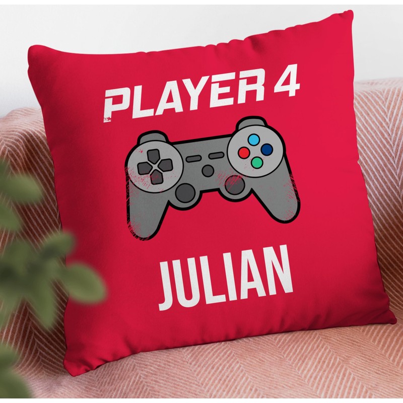 Cushion 50 x 50 cm Gaming Player 4 Controller Player