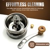 Stainless Steel Coffee Grinder Lid Attachment for Regular Mouth Mason