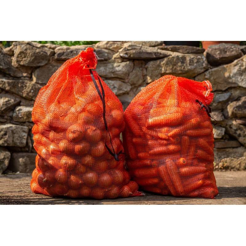 Large Hanging Mesh Storage Net Bags for Vegetables – Log