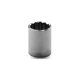 Vulcan MT6498539 Drive Socket, Metric Measuring, 3/8 in Drive, 6-Point, 7 mm Socket, Chrome Vanadium Steel