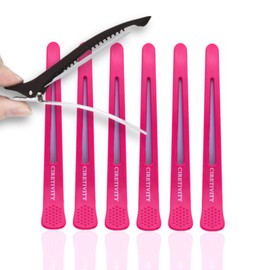 Shomty Ducker Clip, Ducker Hair Clip Set, Hairdresser, Beauty Industry, Alligator Clip, Professional Bangs, Hair Set, Hair Arrangement, Hair Clip, Pin Blocking, No Traces, Large Size (Strawberry)