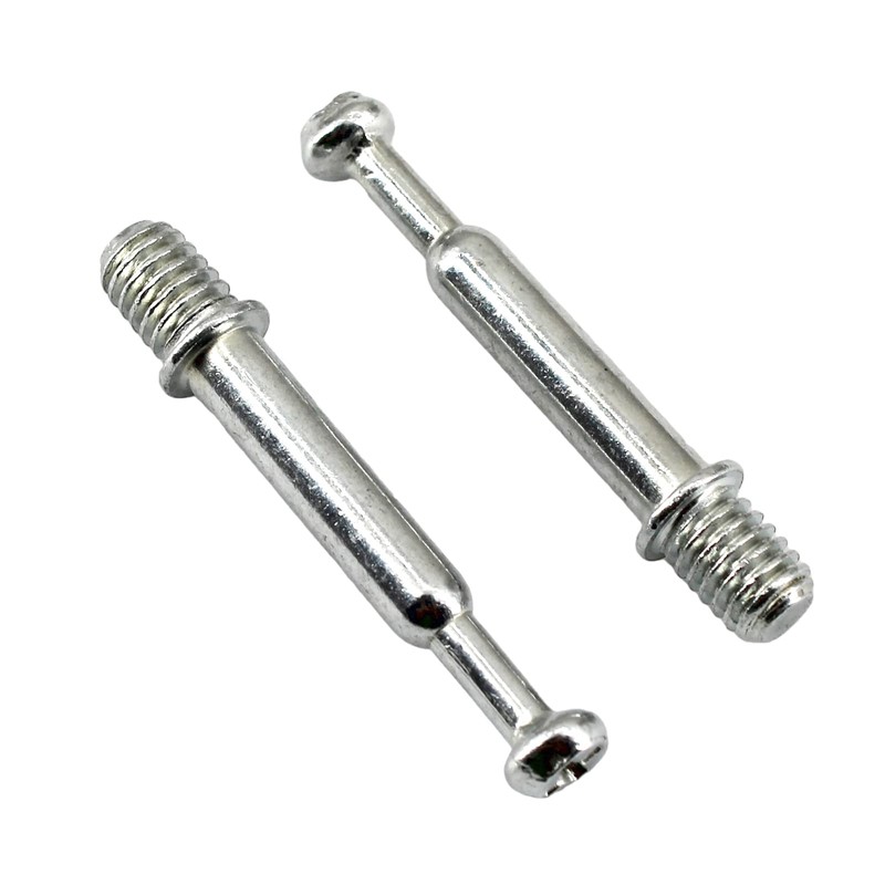 25Pcs Furniture Connecter Fixing Screws Eccentric Cam Lock with Pre-Inserted