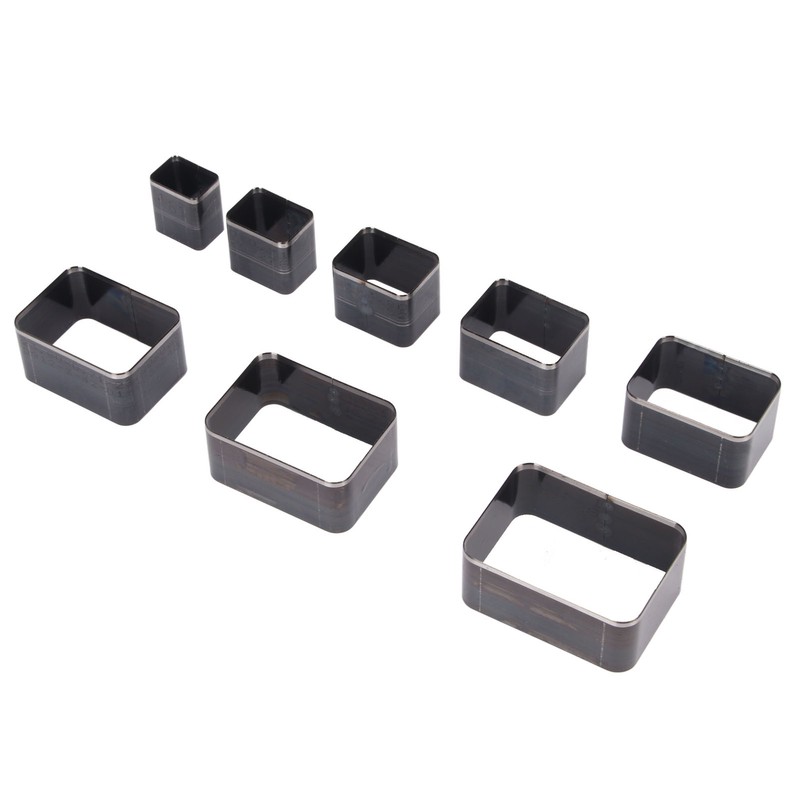 8pcs Leather Punch Cutter Mold High Carbon Steel Hollow Punch