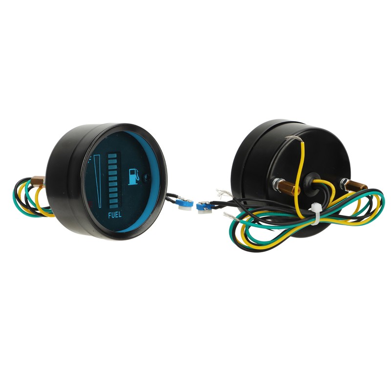 Motorcycle Fuel Level Gauge 52mm Housing Diameter LED Light Display