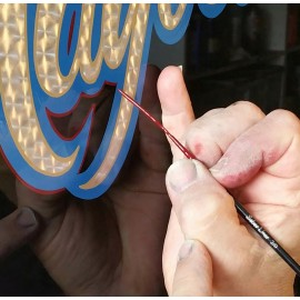 Andrew Mack / Von Dago "Pro-Series" PROFESSIONAL Lettering Out Lining Multi Use Detail Scrolling Brush # 2/0