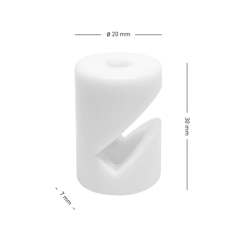 smartect Wall and Ceiling Pins for Textile Cables [Pack of