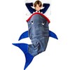 Shark Bite Fleece Wearable Blanket for Kids