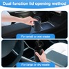 Compact Mini Car Trash Can with Lid - 2 Packs