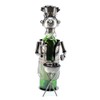 BBQ Barbecue Chef Metal Wine Bottle Holder Character