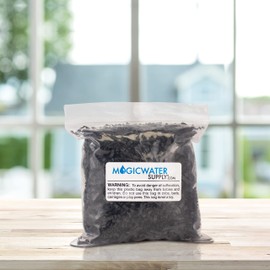 MagicWater Supply - 2 oz - Black - Crinkle Cut Paper Shred Filler great for Gift Wrapping, Basket Filling, Birthdays, Weddings, Anniversaries, Valentines Day, and other occasions…