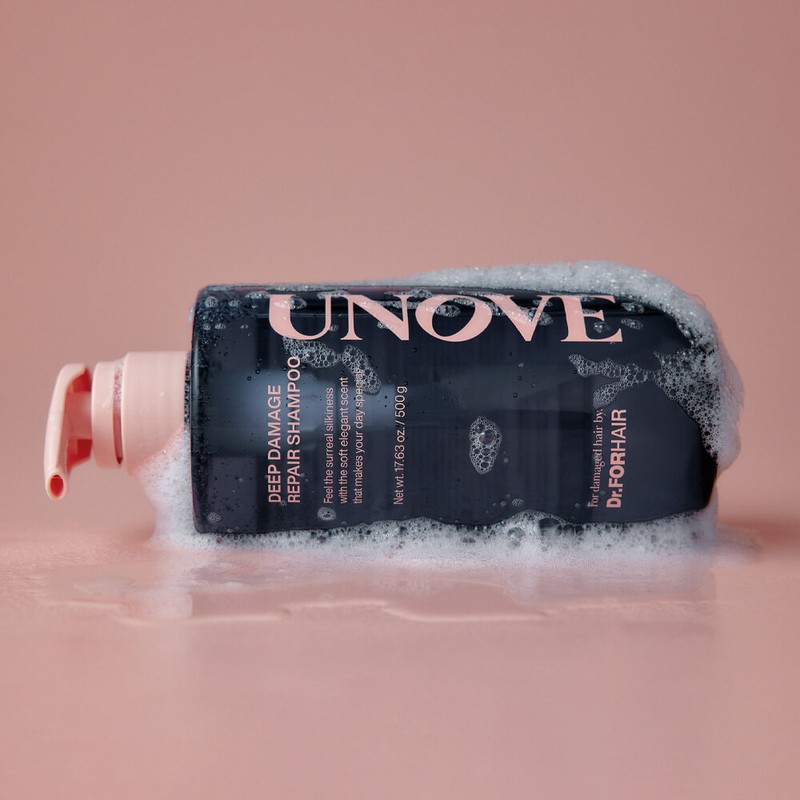 UNOVE [NEW] UNOVE Deep Damage Repair Shampoo 500g (protein ampoule