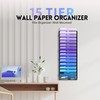 DALTACK 15 Tier Wall File Holder, Wall Mount Hanging File