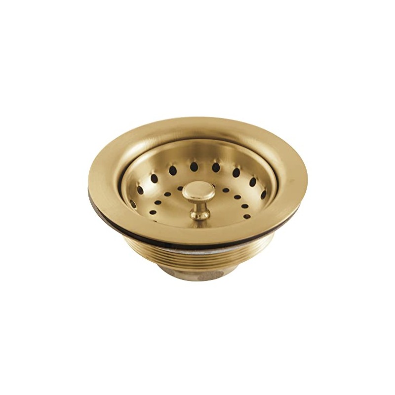 Kingston Brass K111BBB Tacoma Stainless Steel Kitchen Sink Basket Strainer,
