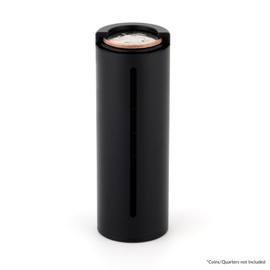 Spring Loaded Quarter Coin Holder with Transparent Slot