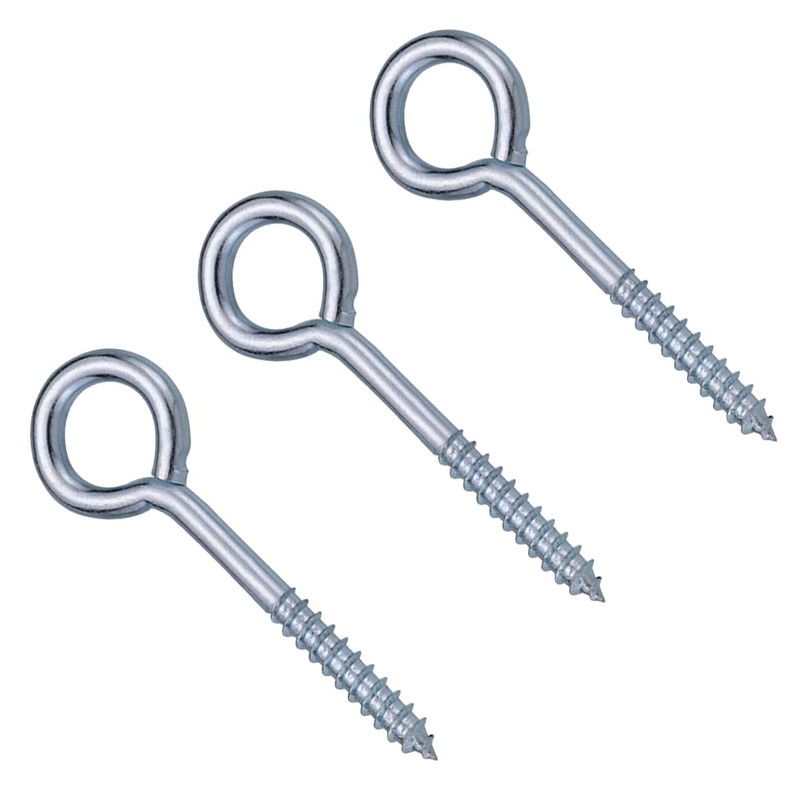 fiXte® Screw-In Vine Eye, 50 mm (2 inch) - Zinc