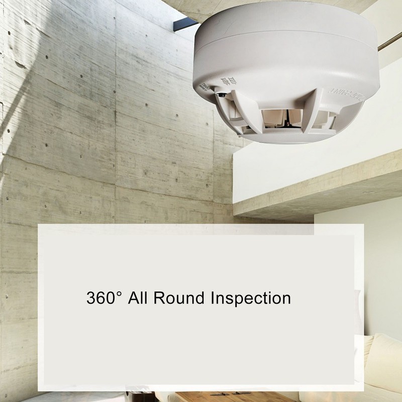 Freestanding Heat Detection Alarm ABS Hight Temperature Detector with Audible