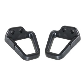 waltyotur 2 Pcs Convertible Ebony Black Seat Belt Shoulder Guides Replacement for Camaro Firebird 1993-2002 Replacement for 16817202 16817203