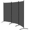 SEGAWE 3 Panel Room Divider 6Ft Folding Privacy Screen Freestanding