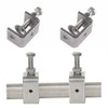 Wanfoou 2 PCS Stainless Steel C Clamp Tiger Clamp Woodworking
