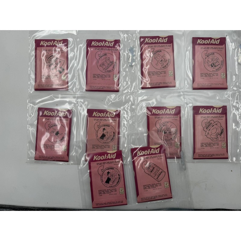 Kool-Aid 1 Vintage SEALED Kool Aid Raspberry Drink Mix Packet