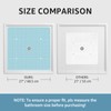 Yolife Square Shower Mat, 27" x 27" Shower Mat with