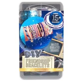 DIY Blue Friendship Bracelets Set Makes 15 - Activities, Gifts, Stocking Stuffer