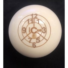 Aramith 2 1/4” iCue Clock Billiards Training Pool Cue Ball