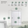 Vent Systems Lockable Access Panel for Drywall 16 x 24