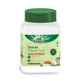 Zandu Stevia Meethi Tulsi Powder- A Healthier Substitute for Sugar, Helps Maintain Healthy Sugar Levels & Healthy Weight (100 g Powder)