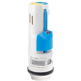 2 Inch Toilet Flush Valves, Toilet Repair Kit Dual Flush Valve Replacement Kit Fit for Two Piece Toilet Top Push Button Valve Short (8" Height)