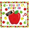 Pasimy Back to School Bulletin Board Decorations Set Apple Puzzle