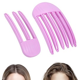 Volumizing Hair Clips, 2Pcs Hair Volume Clip for Fluffy Bangs, Easy High Crown Volume Tool for Women, No Crease Hair Root Lifting Clips for a Natural Puffy Lazy and Seamless Hairstyle