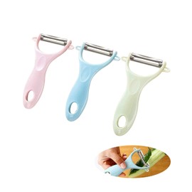 CookTaitai Potato Peelers 3 Pack, Fruit Peelers Potato Peeler, Cucumber, Apple Peelers for kitchen Original Vegetable Peeler-Set of 3 (Stainless Steel)