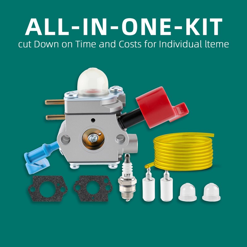 AUTOKAY C1U-W46 Carburetor Carb Kit Fits for many Craftsman poulan