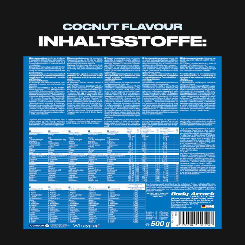 Body Attack Power Protein 90 - Low Fat - 85%