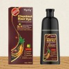 Shampo +tinte +nutrición Tiñe Cubre Las Canas Negro Y Cafe
