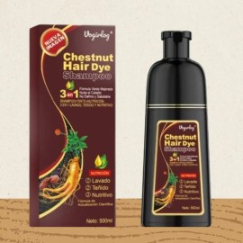 Shampo +tinte +nutrición Tiñe Cubre Las Canas Negro Y Cafe