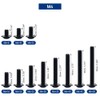 M6-1.0 x 30mm Flanged Button Head Socket Cap Screws (25