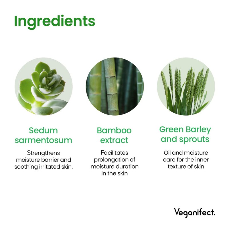 Veganifect. Clean and Glow Sedum Moisture Cream 1.8 oz (50