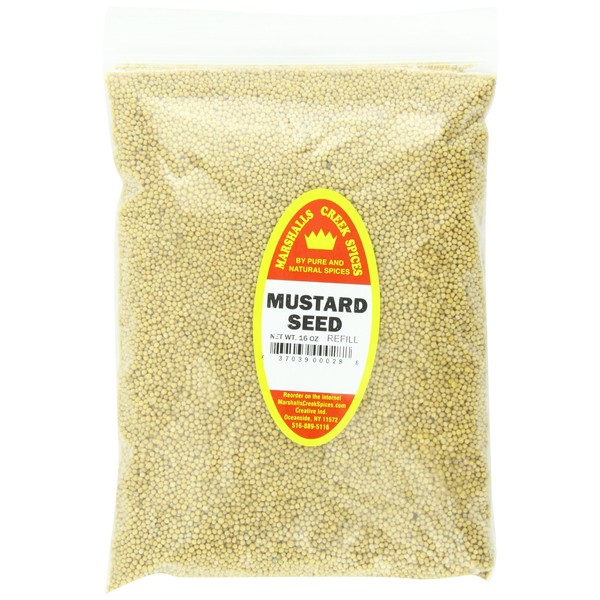 Marshall’s Creek Spices Mustard Seed Seasoning Refill, 16 Ounce