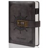 CAGIE Diary for Adults Boys Girls Men with Lock Retro