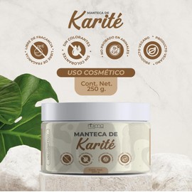 NAIMA Manteca de Karité Orgánica 250 g | 100% Natural y Pura | Raw Unrefined Shea Butter | Nueva Presentación en Tarro | Ideal para Piel, Cabello y Cosmética DIY