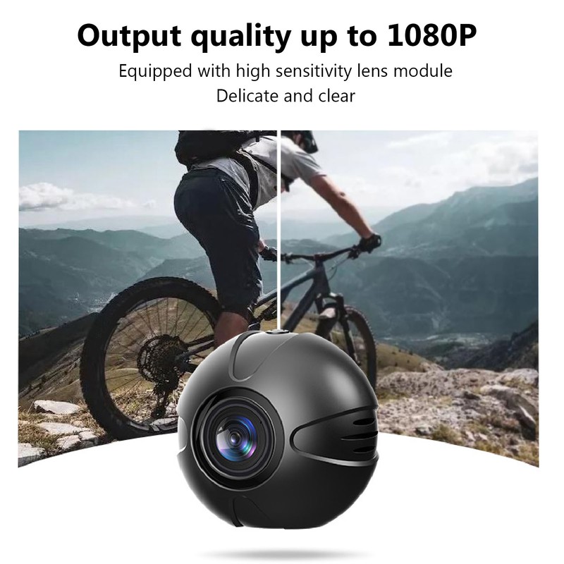 Small WiFi Camera 1080P HD Night Vision Motion Detection 360